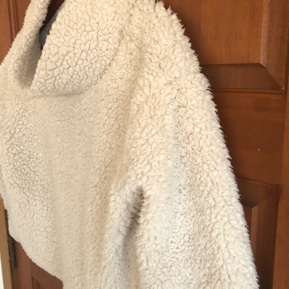 Tea Collection Sherpa fleece pullover size 14 - Picture 3 of 8